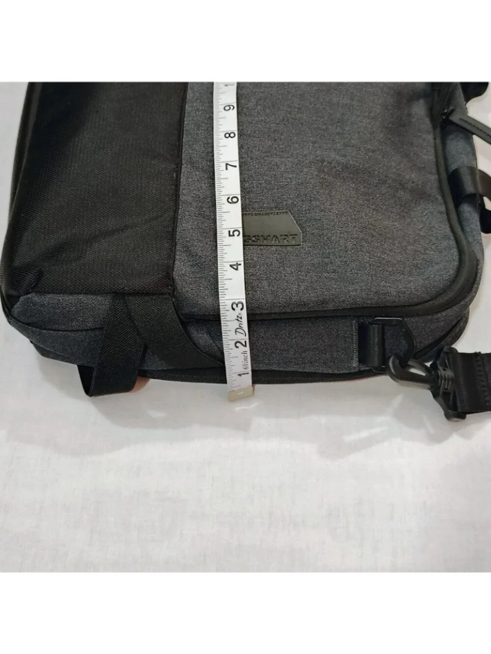 BagSmart Laptop Messenger Bag Briefcase Gray Black Digi Smart RFID Travel Office